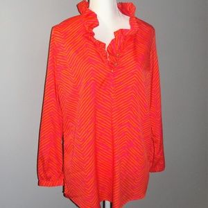 Buckhead Betties, Long-sleeve Blouse (size M)